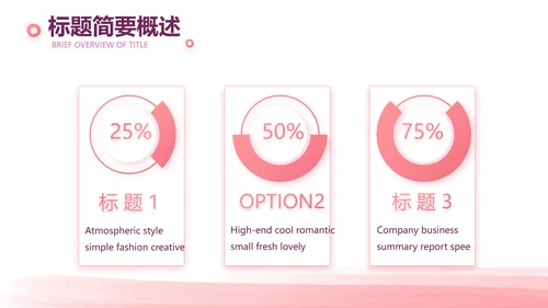 粉色创意公司1周年庆ppt模板活动策划方案