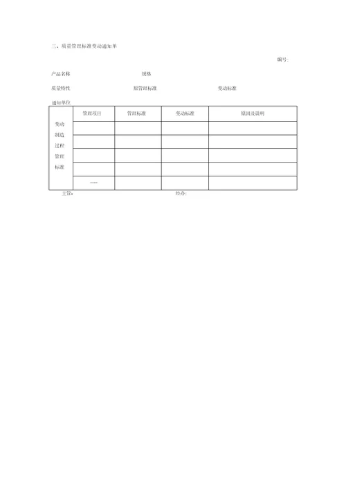 质量控制流程与工作执行