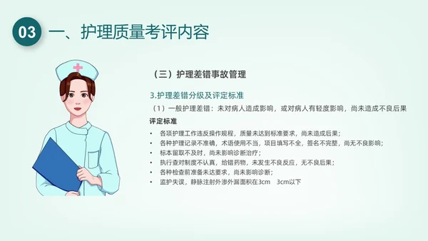 绿色插画护理质量管理培训PPT课件