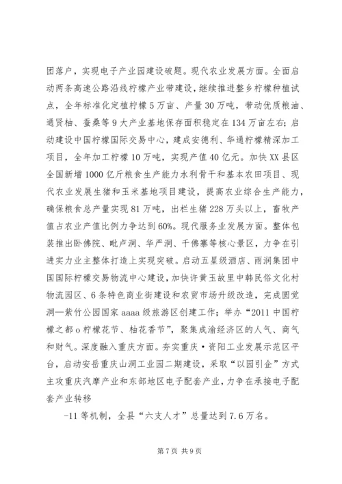 向市委书记一行的工作汇报.docx