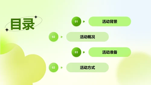 绿色插画植树节营销策划PPT