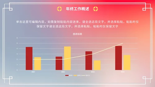 简约渐变弥散风2023兔年新年工作总结PPT模板