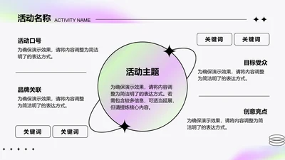 创意风活动介绍PPT矩阵