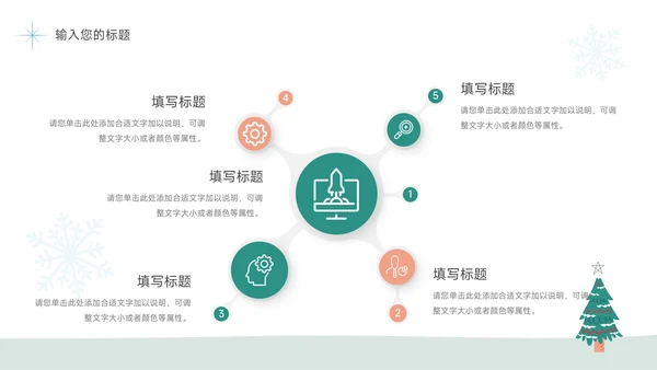 绿色季节实用小清新活动项目策划PPT模板