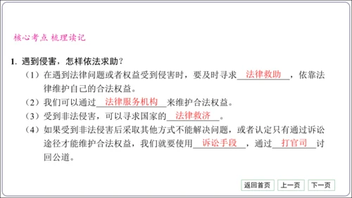 第二单元《遵守社会规则》核心考点梳理读记与精练【统编八上道法期中期末复习】课件(共54张PPT)