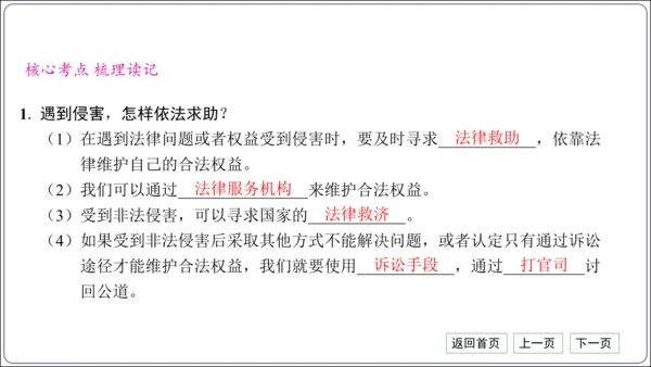 第二单元《遵守社会规则》核心考点梳理读记与精练【统编八上道法期中期末复习】课件(共54张PPT)