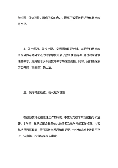 初中数学教研组工作总结.docx
