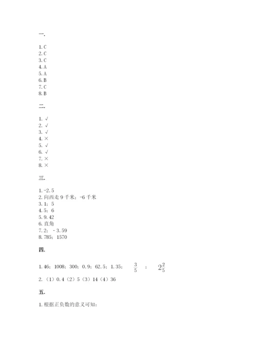 北师大版小升初数学模拟试卷（精练）.docx
