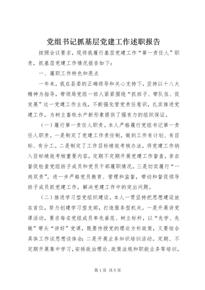 党组书记抓基层党建工作述职报告.docx