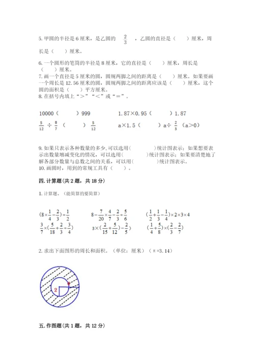 人教版六年级上册数学期末测试卷精品（夺冠系列）.docx