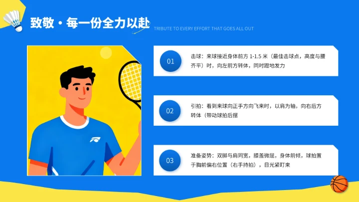 蓝色插画风校园运动会闭幕式总结PPT模板