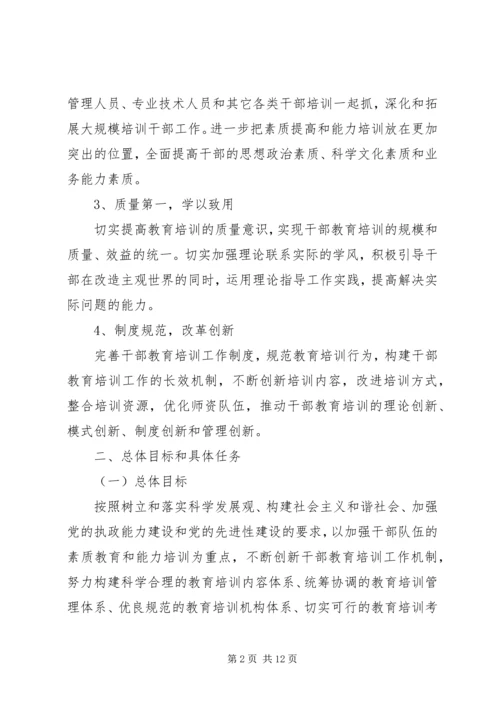 干部教育培训计划 (13).docx