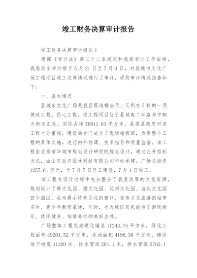 竣工财务决算审计报告.docx