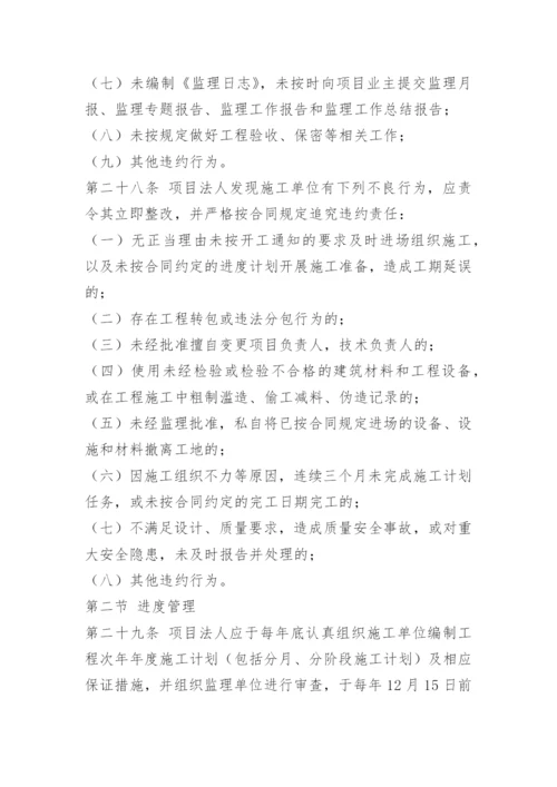 项目法人安全生产规章制度.docx