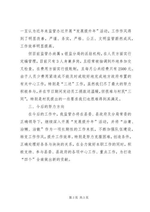 发展提升年活动自查报告.docx