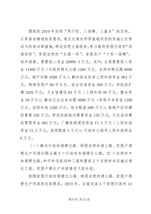 乡镇实施精准扶贫专题调研报告.docx