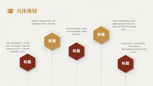 复古简约风研究生复试汇报个人简历自我介绍述职报告ppt模板