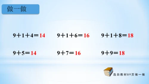 20以内的进位加法（9加几课件）(共25张PPT)一年级上册数学人教版