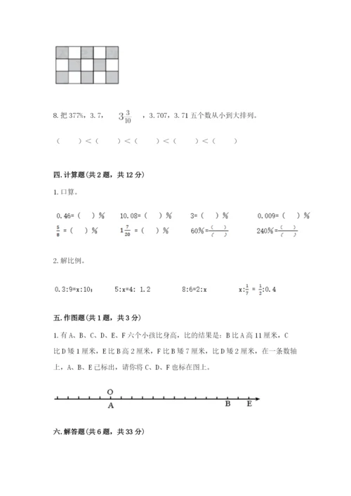 六年级下册数学期末测试卷及参考答案【名师推荐】.docx