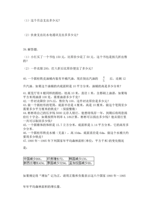 小升初数学应用题50道附参考答案【培优a卷】.docx