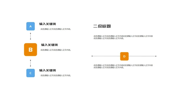 蓝色扁平风销售部门员工入职培训PPT模板