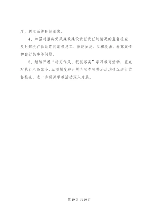 纪检监察干部监督工作总结.docx