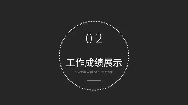 黑色商务风极简工作总结汇报PPT模板