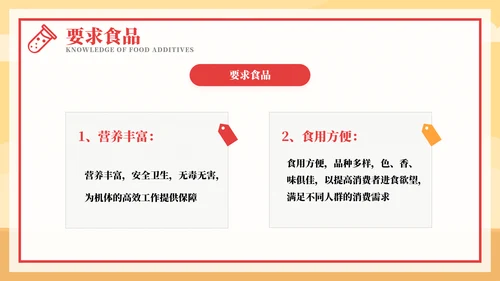 食品添加剂食品安全知识PPT模板