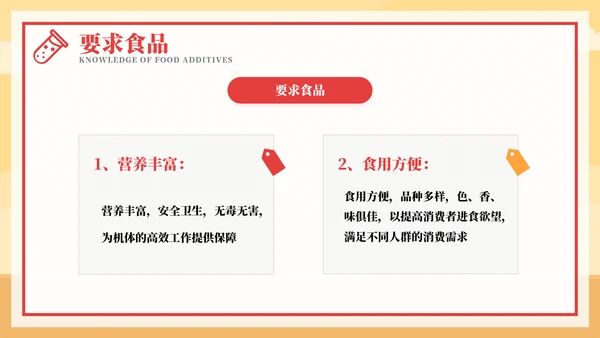 食品添加剂食品安全知识PPT模板