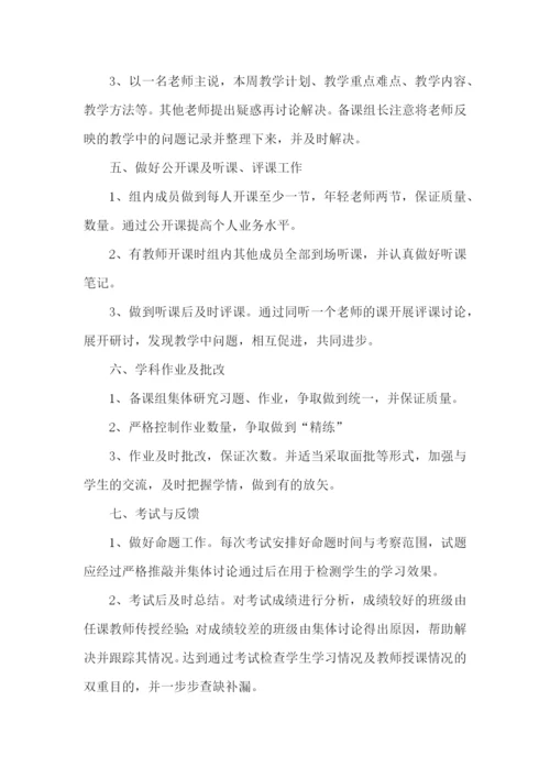 地理学科教学计划.docx
