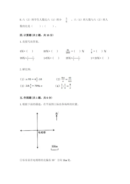 六年级下册数学期末测试卷及完整答案【全国通用】.docx