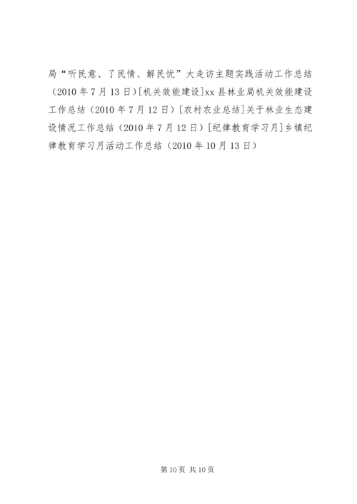 乡镇纪律教育学习月活动工作总结.docx