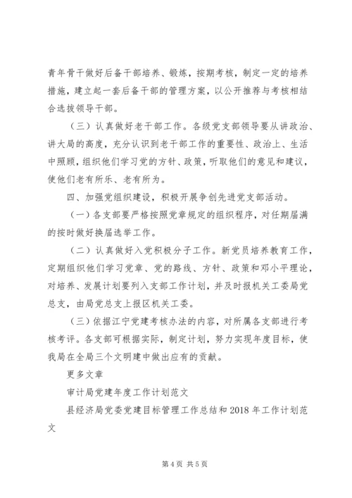 房产局XX年党建工作计划.docx