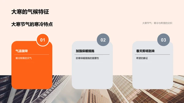 大寒节气科普讲座PPT模板