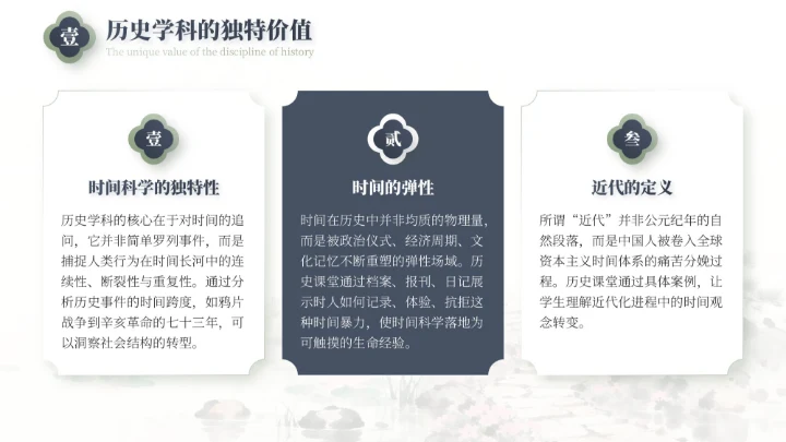 水墨中国风国庆历史课堂专题讲座PPT模板