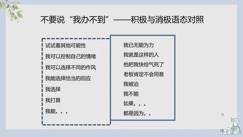 工作心态职业教育培训PPT课件
