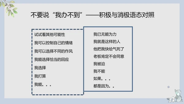 工作心态职业教育培训PPT课件