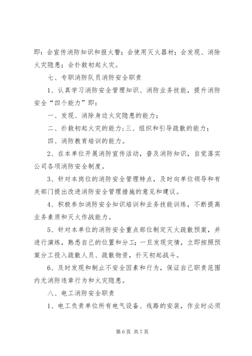 公司各级消防安全责任制.docx