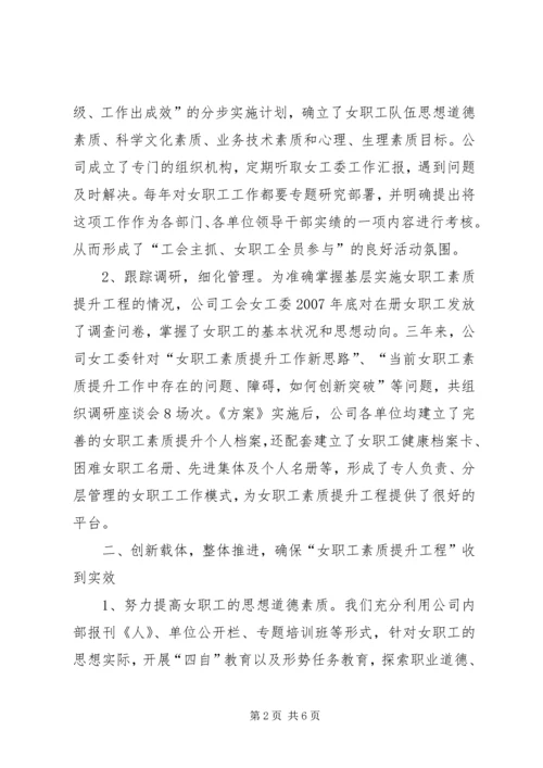 女职工素质提升做法与体会 (2).docx