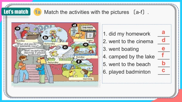 Unit 12 Section A1a-2d 课件+音视频（新目标七年级下册Unit 12 What