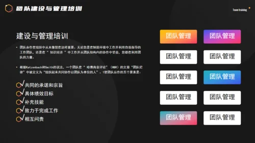 科技感团队建设与管理培训通用PPT课件