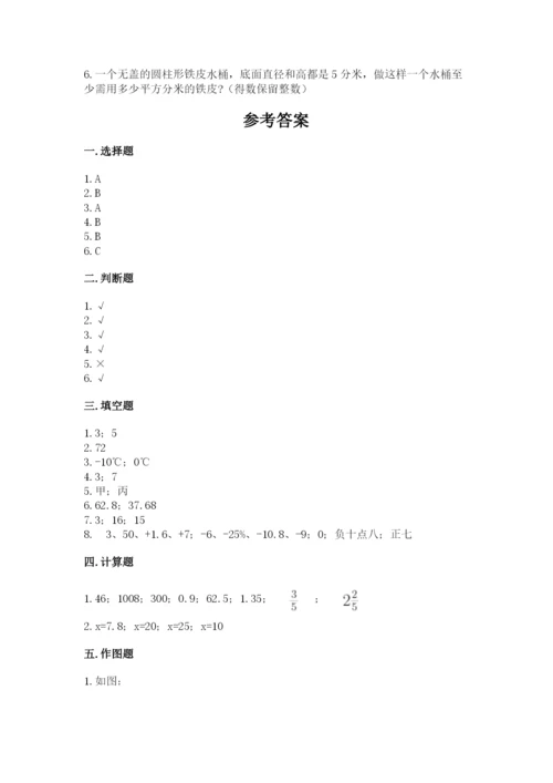 北师大版六年级下册数学期末测试卷精品【网校专用】.docx