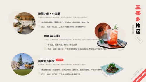 成都旅游小吃美食攻略通用PPT下载