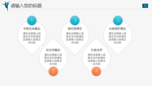 芭蕾舞蹈艺术PPT模板