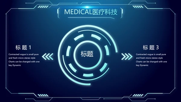 医院医疗科技信息化管理工作总结报告计划动态PPT模板