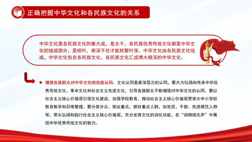 正确把握民族工作的“四个关系”PPT干部学习教育党课