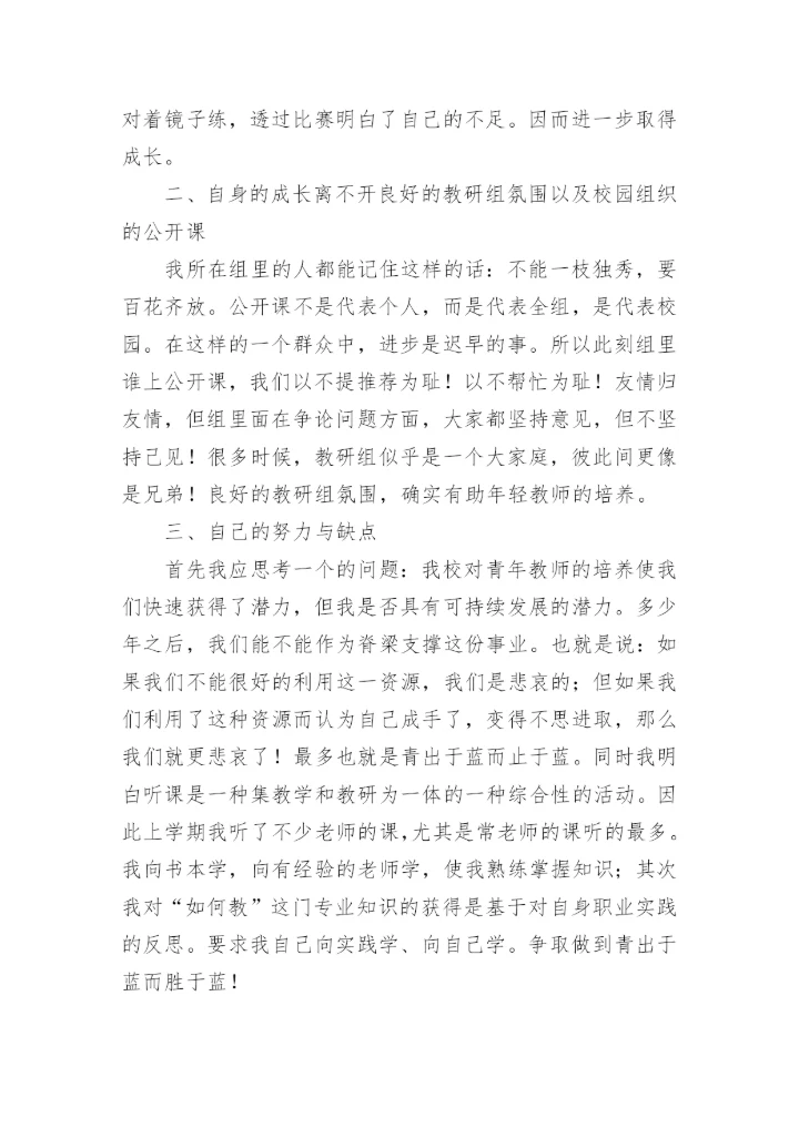 学校青年教师工作总结.docx