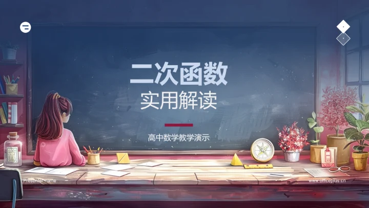 二次函数实用解读PPT模板