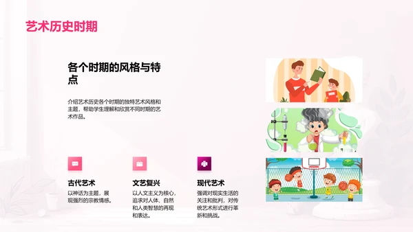 艺术历史探索PPT模板