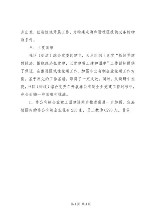 社区非公有制企业党建工作调研报告 (3).docx